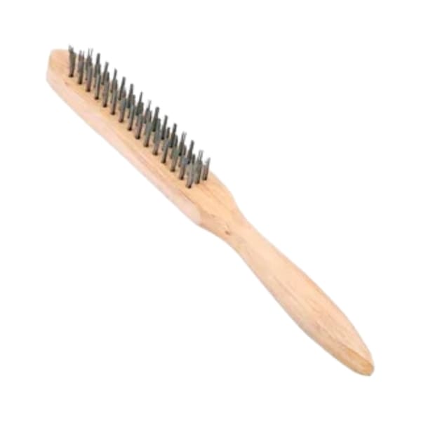 Escova de Aço com Cabo 3 Fileiras (Aço Carbono)
