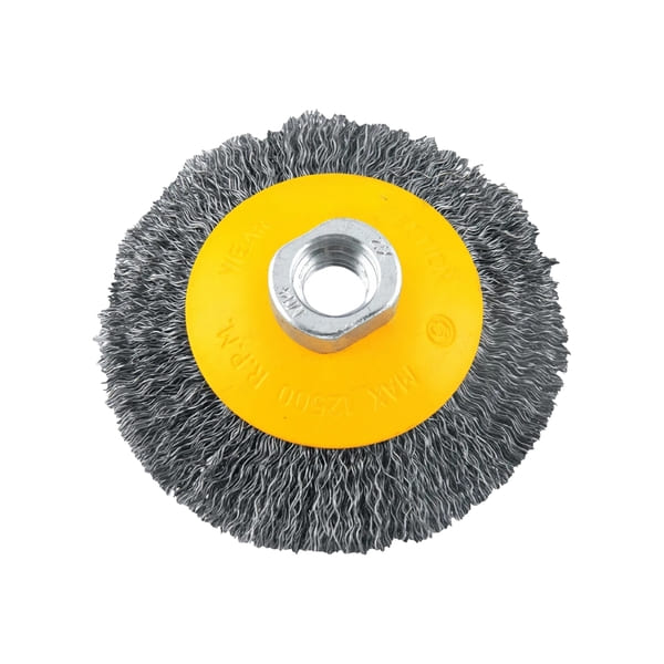 Escova Cônica de Latão 4.1/2″ x M14 Ondulada